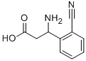 DL-3-AMINO-3-(2-CYANO-PHENYL)-PROPIONIC ACID Struktur