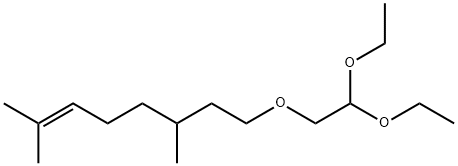 8-(2,2-diethoxyethoxy)-2,6-dimethyloct-2-ene Struktur