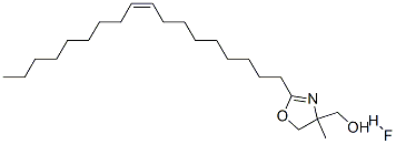 (Z)-4,5-dihydro-4-methyl-2-(9-octadecenyl)oxazole-4-methanol hydrofluoride Struktur