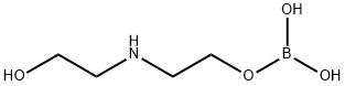 2-[(2-hydroxyethyl)amino]ethyl dihydrogen orthoborate Struktur