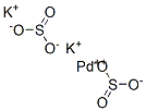 palladium(2+) dipotassium disulphite Struktur