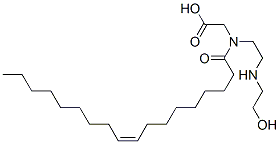 N-[2-[(2-hydroxyethyl)amino]ethyl]oleamidemonoacetate Struktur