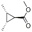 Cyclopropanecarboxylic acid, 2,3-dimethyl-, methyl ester, (1-alpha-,2-alpha-,3-alpha-)- (9CI) Struktur