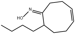 (1Z,4Z)-8-Butyl-4-cycloocten-1-one oxime Struktur