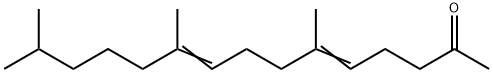 6,10,14-Trimethylpentadeca-5,9-diene-2-one Struktur