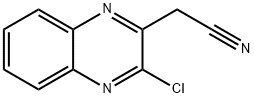 2-(3-chloroquinoxalin-2-yl)acetonitrile Struktur