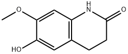 6-HYDROXY-7-METHOXY-3,4-DIHYDRO-1H-QUINOLIN-2-ONE Struktur