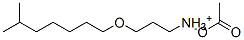 3-(isooctyloxy)propylammonium acetate Struktur