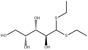 D-LYXOSE-DIETHYLDITHIOACETAL Struktur