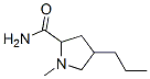 2-Pyrrolidinecarboxamide,1-methyl-4-propyl-,L-trans-(8CI) Struktur