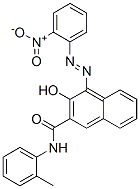 3-hydroxy-4-[(2-nitrophenyl)azo]-N-(o-tolyl)naphthalene-2-carboxamide  Struktur