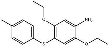 2,5-Diethoxy-4-((4-methylphenyl)thio)aniline Struktur