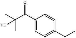 1-(4-ethylphenyl)-2-hydroxy-2-methylpropan-1-one Struktur