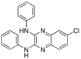 6-chloro-N,N'-diphenylquinoxaline-2,3-diamine  Struktur