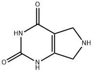 6,7-Dihydro-5H-pyrrolo[3,4-d]pyrimidine-2,4-diol Struktur