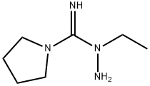 1-Pyrrolidinecarboximidicacid,N-ethyl-,hydrazide(9CI) Struktur