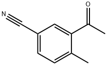 Benzonitrile, 3-acetyl-4-methyl- (9CI) Struktur