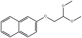 2-(2,2-dimethoxyethoxy)naphthalene Struktur