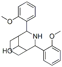 6,8-bis(2-methoxyphenyl)-7-azabicyclo[3.3.1]nonan-9-ol Struktur