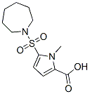 5-(1-azepanylsulfonyl)-1-methyl-1H-pyrrole-2-carboxylic acid Struktur