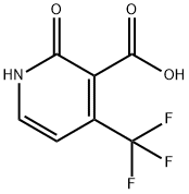 2-Hydroxy-4-(trifluoromethyl)nicotinic acid Struktur