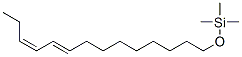 (E,Z)-trimethyl(9,11-tetradecadienyloxy)silane  Struktur