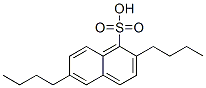 2,6-Dibutyl-1-naphthalenesulfonic acid Struktur