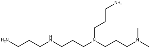 N,N'-bis(3-aminopropyl)-N-[3-(dimethylamino)propyl]propane-1,3-diamine Struktur