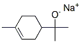 sodium alpha,alpha,4-trimethylcyclohex-3-ene-1-methanolate Struktur