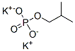 dipotassium isobutyl phosphate Struktur