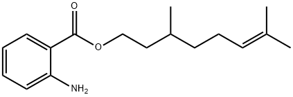 CITRONELLYL ANTHRANILATE Struktur