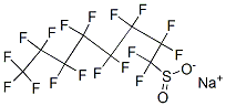 sodium heptadecafluorooctanesulphinate  Struktur