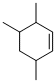 TRIMETHYL CYCLOHEXENE Struktur