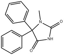 1-Methyl-5,5-diphenylimidazolidine-2,4-dione Struktur