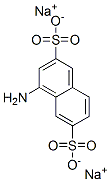 disodium 4-aminonaphthalene-2,6-disulphonate Struktur