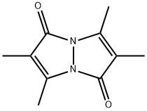 2,3,6,7-Tetramethyl-1,5-diazabicyclo[3.3.0]octa-2,6-diene-4,8-dione Struktur