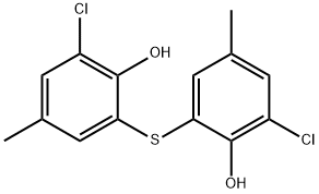 2,2'-thiobis[6-chloro-p-cresol] Struktur