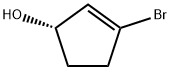 2-Cyclopenten-1-ol,3-bromo-,(1S)-(9CI) Struktur