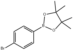 2-(4-BROMO-PHENYL)-4,4,5,5-TETRAMETHYL-[1,3,2]DIOXABOROLANE Struktur