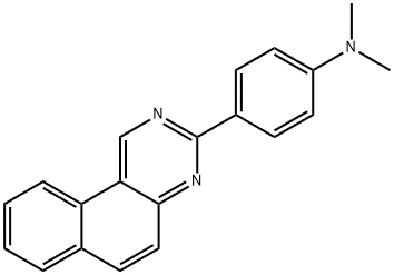 3-[4-(Dimethylamino)phenyl]benzo[f]quinazoline Struktur