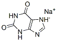 3,7-dihydro-1H-purine-2,6-dione, sodium salt Struktur