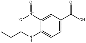 3-NITRO-4-PROPYLAMINO-BENZOIC ACID Struktur