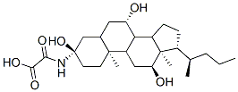 2-oxo-2-[[(3R,7S,10S,12S,13R,17R)-3,7,12-trihydroxy-10,13-dimethyl-17-[(2R)-pentan-2-yl]-1,2,4,5,6,7,8,9,11,12,14,15,16,17-tetradecahydrocyclopenta[a]phenanthren-3-yl]amino]acetic acid Struktur