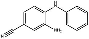 3-AMino-4-(phenylaMino)benzonitrile Struktur