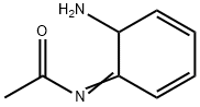 Acetamide, N-(6-amino-2,4-cyclohexadien-1-ylidene)- (9CI) Struktur