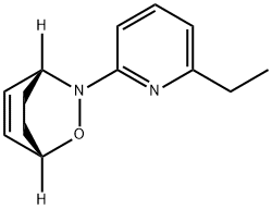 2-Oxa-3-azabicyclo[2.2.2]oct-5-ene,3-(6-ethyl-2-pyridinyl)-,(1S,4R)-(9CI) Struktur