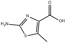 4-Thiazolecarboxylicacid,2-amino-5-methyl-(9CI) Struktur