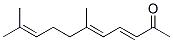 3,5,9-Undecatrien-2-one, 6,10-dimethyl-, cyclized, by-products from, fractionation residues  Struktur