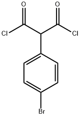 2-(4-broMophenyl)Malonyl dichloride Struktur