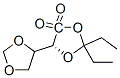 [4,4-Bi-1,3-dioxolane]-5,5-dione,2,2-diethyl-,(2R,2R,4R,4R)-(9CI) Struktur